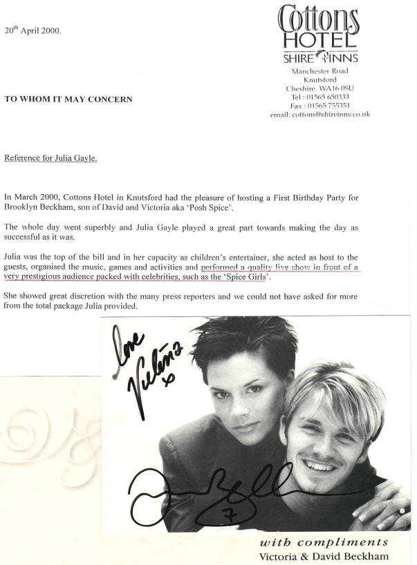 Photo of David and Victoria Beckham