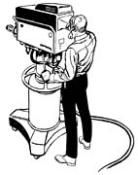 cartoon image of television studio camera and cameraman