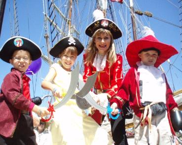Pirate activities at The Tall Ships Festival